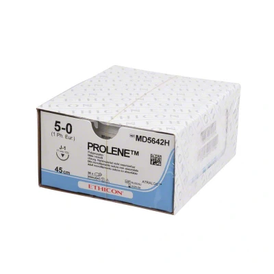 Abbildung von PROLENE blau monofil 45cm 5 0 Stärke 1 36 Stück