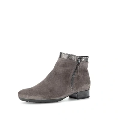 Abbildung von Gabor Damen Ankle Boots, Frauen Stiefeletten,Komfortable Mehrweite (H),uebergangsschuhe,uebergangsstiefel,braun/Bronc(Flau),38 EU / 5 UK
