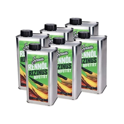 Abbildung von 2 Takt Motoröl/Mischöl Schmitt Rennöl Rizinus Sixpack 6x1Liter