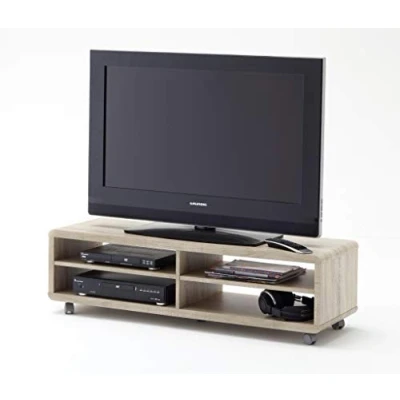 Abbildung von Robas Lund Lowboard TV Möbel Eiche Sonoma Nachbildung, Braun