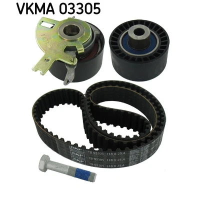 Abbildung von SKF VKMA 03305 Zahnriemensatz 118 mit abgerundetem Zahnprofil FORD: MONDEO 4 Turnier, S Max Mk1, Galaxy Mk2 MPV, CITROËN: C5 III Kombi, C6 Limousine
