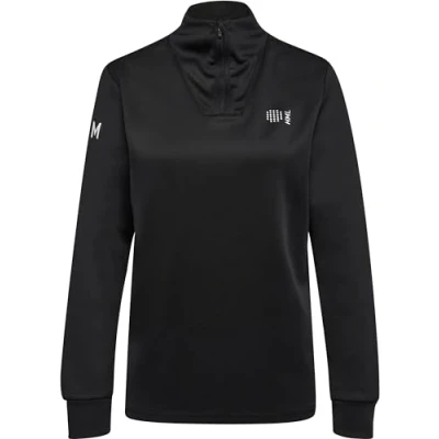 Abbildung von Hummel Court HALF ZIP L S Strickpullover, Damen, Größe: 36, Black