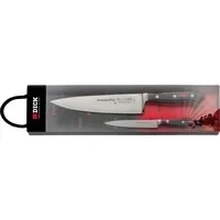 Abbildung von F. DICK Premier Plus Messerset 2 teilig (Kochmesser 21 cm, Officemesser 12 X50CrMoV15 Stahl, nichtrostend, 56 HRC) 81096000