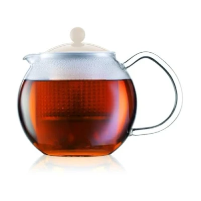 Abbildung von Bodum Assam, Einzelne Teekanne, 500 ml, Schwarz, Transparent, Glas, Kunststoff, 210 mm, 100 mm