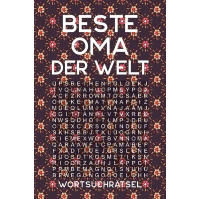 Abbildung von BESTE OMA DER WELT Wortsuchrätsel: Rätselbuch als Geschenk für die Großmutter Über 100 Buchstaben Rätsel Reisegröße ca. DIN A5