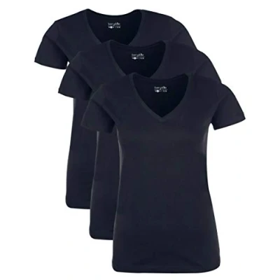 Abbildung von berydale Damen T Shirt Bd158, Dunkelblau 3er Pack, XL