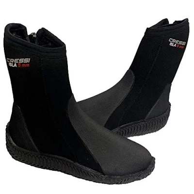 Abbildung von Cressi Isla Boots Unisex Tauchschuhe aus Neopren mit Gummisohle