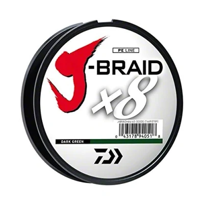 Abbildung von Daiwa Unisex Erwachsene Braided LINE J BRAIDX8 geflochtene Schnur, merhfarbig, 20 lb