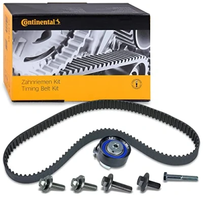 Abbildung von CONTITECH CT881K3 Zahnriemensatz 117 mit Nockenwellenschrauben FORD: MONDEO 4 Turnier, Focus 2 Schrägheck, FIESTA 6, VOLVO: C30, MAZDA: Hatchback