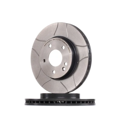 Abbildung von BREMBO MAX LINE 09.6845.75 Bremsscheibe 288 25 5 innenbelüftet, geschlitzt beschichtet hochgekohlt mit Schrauben MERCEDES BENZ: SLK, CLK Coupe