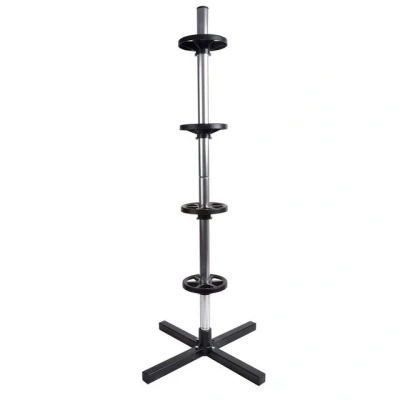 Abbildung von HAC24 Standregal Felgenbaum Felgenständer Reifenbaum Reifenregal, für 4 Autoreifen bis 225 mm Reifenbreite