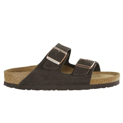Abbildung von Birkenstock Arizona SFB VL Narrow Hausschuh, Größe: 37, Mocca Schuhe