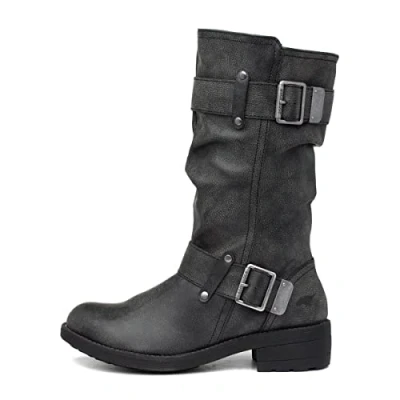 Abbildung von Rocket Dog Damen TRUMBLE Biker Boots, Schwarz (Black AG7), 41 EU