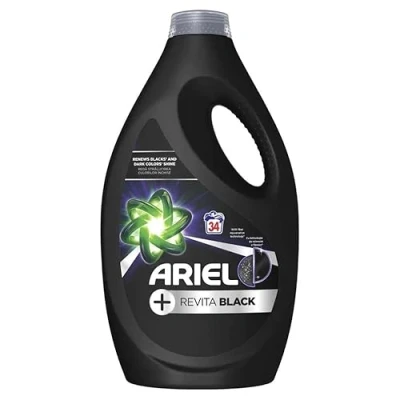 Abbildung von 5er Pack Ariel Flüssigwaschmittel &quot;+Revita Black“ 1870ml (34 Wäschen)