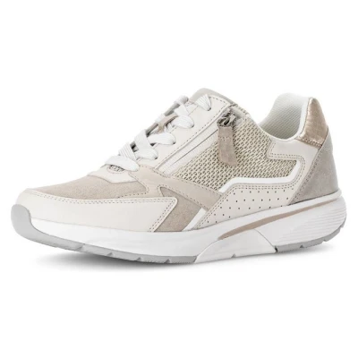 Abbildung von Gabor Rollingsoft Keilsneaker mit OPTIFIT Wechselfußbett, Freizeitschuh, Halbschuh, Schnürschuh
