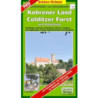 Abbildung von Doktor Barthel Wander und Radwanderkarten, Radwanderkarte Kohrener Land Umgebung: Ausflüge zwischen Altenburg, Borna, Colditz, ... von Kohren Sahlis 1 : 20 000 (Schöne Heimat)