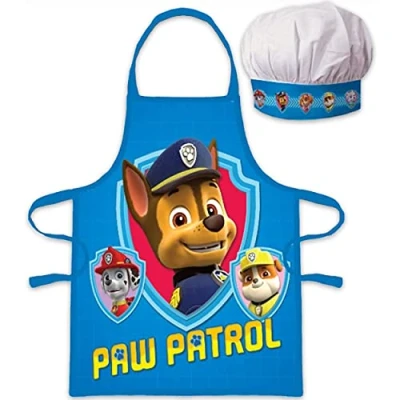 Abbildung von BrandMac Kochschürze Kinderschürze Motiv Paw Patrol &quot;Chase, Rubble &amp; Marshall&quot;