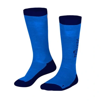 Abbildung von Trollkids Ski SOCKS Socken, Mittelblau/Marineblau, Größe 39 42