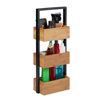 Abbildung von relaxdays Badregal Bambus 3 Fächer