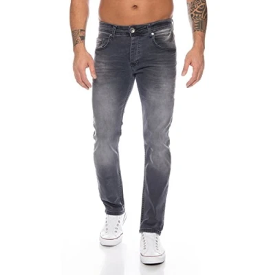 Abbildung von Rock Creek Regular Fit Jeans Herren Dunkelgrau RC 2108