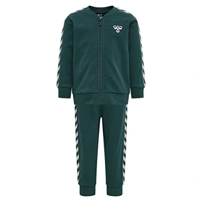 Abbildung von hummel Unisex Baby Billie hmlBILLE TRACKSUIT, DEEP TEAL, 62 EU