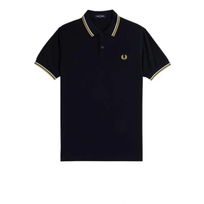 Abbildung von Fred Perry Poloshirt, Herren, Größe: Medium, Azul marino