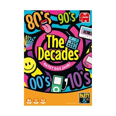 Abbildung von Jumbo Spiele Spiel 19830 The Decades, Quizspiel, Made in Europe