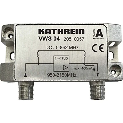 Abbildung von Kathrein VWS 04 Satelliten ZF Verstärker (Empfangsbereich 47 862 MHz, 950 2150 MHz)