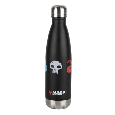 Abbildung von Konix Magic The Gathering Isolierflasche Edelstahl 500 ml 5 Farben Motiv Schwarz
