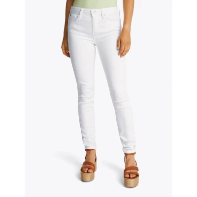 Abbildung von Tommy Hilfiger COMO Jeans Skinny Fit, Damen, Größe: 25x32, Th optic white