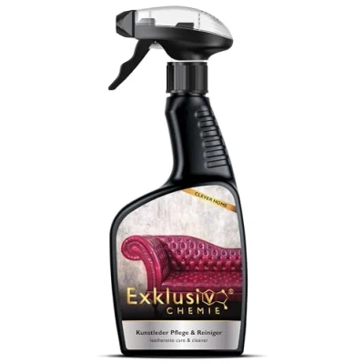 Abbildung von Exklusiv Chemie® Kunstleder Pflege Reichhaltige und Schutz vor UV &amp; Schmutz Intensive Für Hochwertiges Pflegemittel Möbel, Auto, Sofa 500 ml