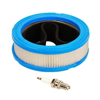 Abbildung von OxoxO 392642 394018 Luftfilter Vorfilter mit Zündkerze für Briggs &amp; Stratton Vanguard V Twin 12,520 PS Motoren, ersetzt 271271 272490