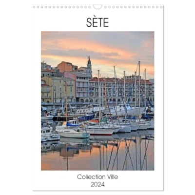 Abbildung von Collection ville SÈTE (Calendrier mural 2024 DIN A3 horizontal), CALVENDO calendrier mensuel: La de Sète en Occitanie