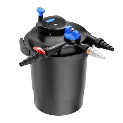 Abbildung von SunSun CPF 10000 Druckteichfilter 10.000 l/h / 11 W UVC Einheit, Teichdruckfilter für Teiche bis 12.000 Liter, Teichklärer, Filteranlage