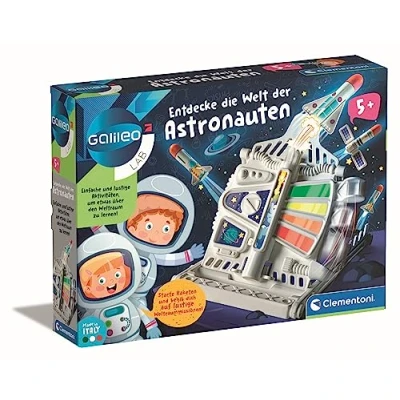 Abbildung von Clementoni® Experimentierkasten Galileo, Entdecke die Welt der Astronauten, Made in Europe