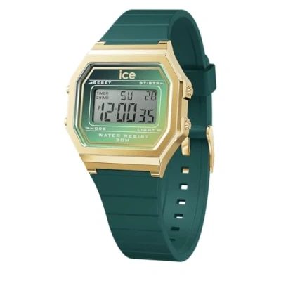 Abbildung von ICE watch Chronograph digit retro sunset Small, Quarzuhr, Armbanduhr, Damenuhr, digital, Silikonarmband, Stoppfunktion