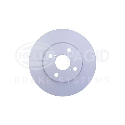 Abbildung von HELLA PRO 8DD 355 110 431 Bremsscheibe 255 25 04/06 100 innenbelüftet beschichtet ohne Radbefestigungsbolzen, Radnabe