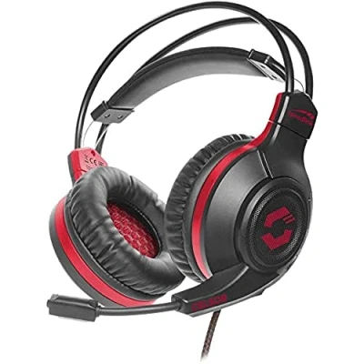 Abbildung von Speedlink CELSOR Gaming Headset Gamer Kopfhörer (Kabelfernbedienung für Lautstärkeregelung und Mikrofon Stummschaltung, kabelgebunden, 2x 3,5mm Klinke, Boom Mikrofon, Kabel Fernbedienung, 2,3m)