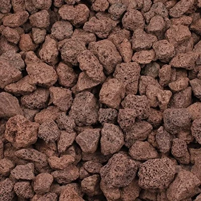 Abbildung von GarPet Lavasteine Lavastein Lavagranulat Grill Garten Lavamulch Lavakies Rot 20 L 16 32