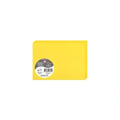 Abbildung von Clairefontaine 2323C Packung mit 25 Doppelkarten Pollen, 210g, in Format C6, 110 x 155mm, Sonne