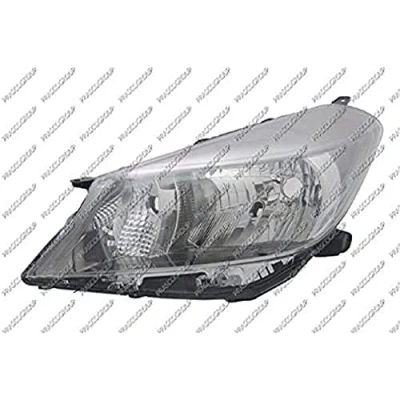 Abbildung von PRASCO TY3284804 Scheinwerfer links H4 chrom ohne Stellmotor für LWR TOYOTA: Yaris III Schrägheck
