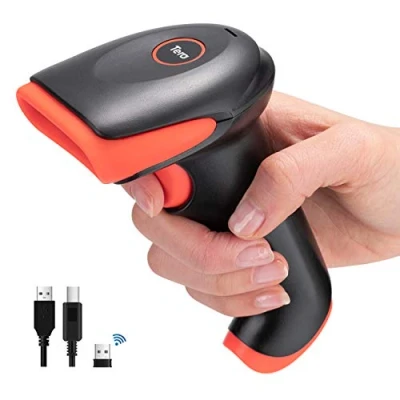 Abbildung von Tera Pro Bluetooth Barcode Scanner Wireless 1D 2D QR Code Rea der 2.4GHz &amp; USB Wired Connection Fast and Precise Scanning, HW0002 O