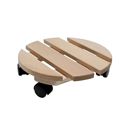 Abbildung von Unbekannt Pflanzenroller Holz MASSIV rund 30 cm bis 120 KG