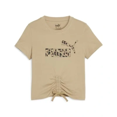 Abbildung von Puma ESS Animal Knotted Tshirt print für Kinder, Größe: 176, Prairie tan