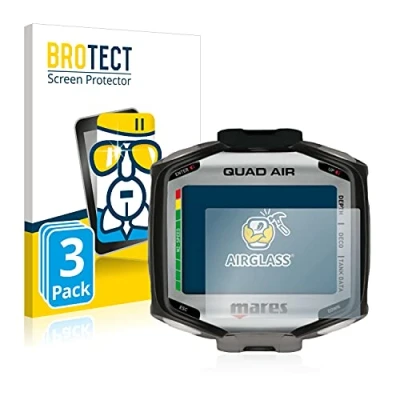 Abbildung von BROTECT Schutzglas für Mares Quad Air (3 Stück) Schutzfolie Panzer Folie Glas [Extrem Kratzfest 9H, Anti Fingerprint, Ultra Transparent]