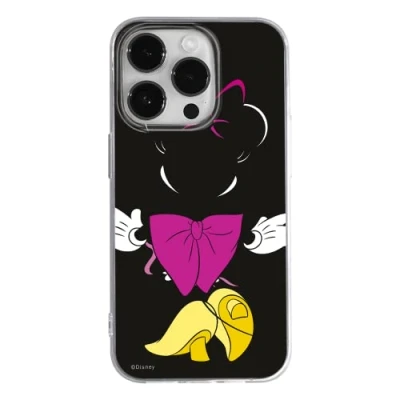 Abbildung von ERT GROUP Handyhülle für Apple iPhone 14 PRO MAX Original und offiziell Lizenziertes Disney Muster Minnie 010 optimal an die Form des Handy angepasst, hülle aus TPU