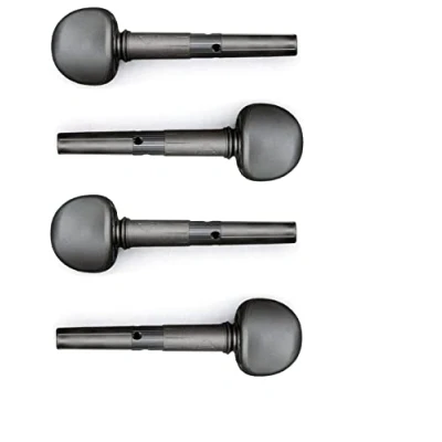 Abbildung von Wittner 271131L04, Set mit 4 Viola Feinstimmwirbeln, Ø 9,2/1:30, schwarz, 4er Pack, Made in Germany