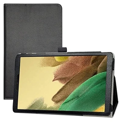 Abbildung von LIFANG Kompatibel mit Samsung Galaxy Tab A7 Lite Hülle,Schutzhülle Hochwertiges PU Leder Tasche Case für 8.7&quot; (SM T220 T225) Tablet,Schwarz