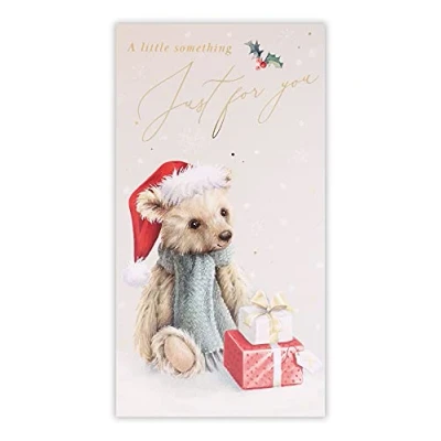 Abbildung von Clintons: Weihnachtskarte mit Bären Motiv und Schal 1171302 Mehrfarbig 101 x 190