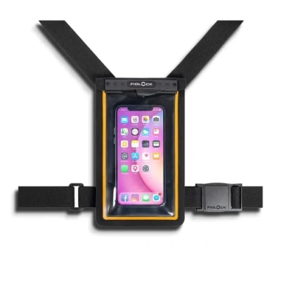 Abbildung von FIDLOCK HERMETIC chestbag Wasserdichte Smartphone tasche für den Brustbereich